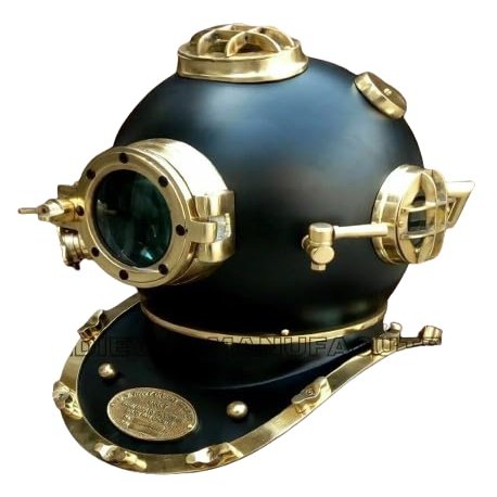 16 Inch Us Navy Diving Helmet Mark V Deep Sea Divers Helmet Vintage