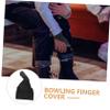 GOOHOCHY Elastic Bowling Gloves Soft Breathable for Arthritis Finger Covers Shock-Absorbing for Men Women Competition Pool Shooting Gloves view 3
