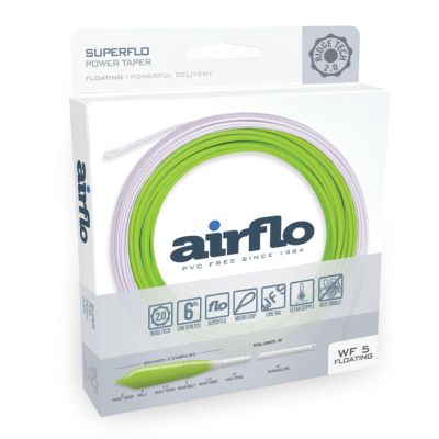 AIRFLO Ridge 2.0 SUPERFLO Power Taper WF7, Chartreuse / White