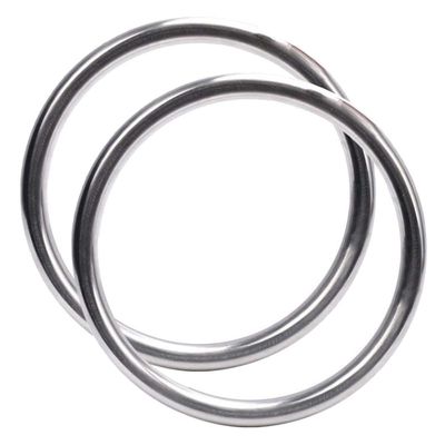 SUPVOX Wing Chun Ring 2Pcs Stainless Steel Self Training Rings for Martial Arts Hand Strength and Fitness Core Training Equipment