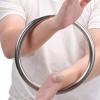 SUPVOX Wing Chun Ring 2Pcs Stainless Steel Self Training Rings for Martial Arts Hand Strength and Fitness Core Training Equipment view 2