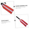 LIOOBO Easy Install Kayak Warning Flag Oxford Cloth Towing Flag Kayak Safety Reflective Stripes view 2