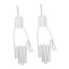 LIOOBO 2pcs Golf Gloves Holder Rack Lightweight Glove Retaining Bracket for Easy Storage and for Golf Lovers White view 1