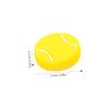 BESPORTBLE 4pcs Silicone Tennis Racket Vibration Dampeners Lightweight Shock Absorber for Enhanced Comfort and Performance Easy to Install for Tennis Lovers Cute Yellow Design view 2