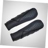 HANABASS Road Cycling Anti-Skid Rubber Handlebar Grips Ergonomic Design for Mountain Bikes Improved Absorption Black Pair for Enhanced Safety and Comfort view 2