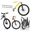 HANABASS 2pcs Front Wheel Riser Block for Bikes Stabilize Your Front Wheel and Handlebars for Indoor Training and Static Workouts Sleek Black Design view 3