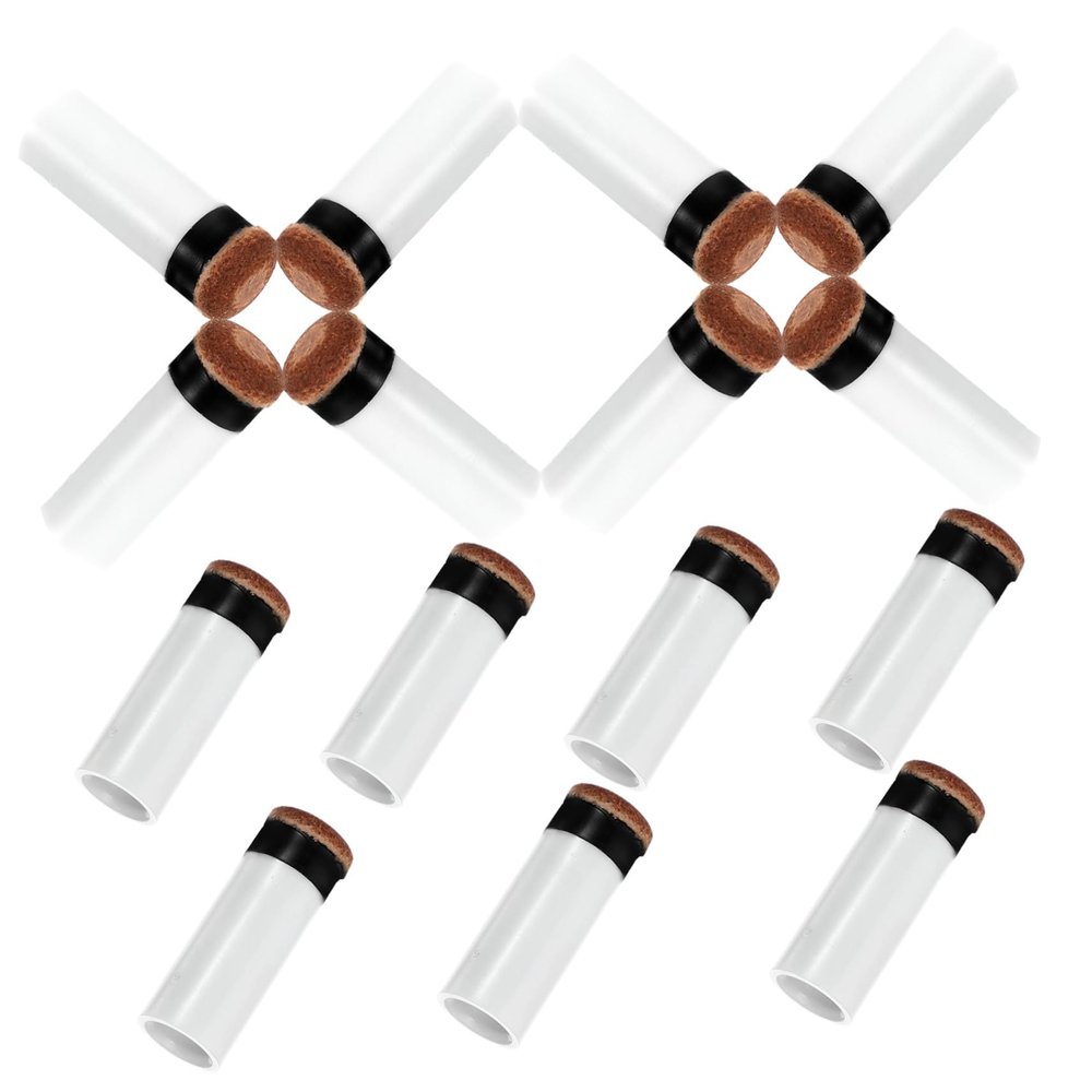 BESPORTBLE 15pcs Billiard Cue Tips for Pool Stick Billiard Cue Tips Replacement Kit Daily Use