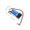 HANABASS High-Pressure Foot Pump for Bikes Cars and Balls Portable Durable Design with Pressure Gauge Lightweight Air Inflator for Easy Use Red view 3