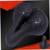 HANABASS Hollow Mountain Bike Saddle Thicken Riding Seat Cushion for Comfort and Shock Absorption Suitable for Road Mountain and Racing and Practical Outdoor Cycling Accessory view 3