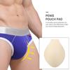 WRITWAA Men S Bulge Cover Sponge Pad Breathable Underwear Cup for Swim Briefs Fitness and Outdoor Sports Comfort view 2