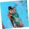 HANABASS Waterproof Swim Cap for Women Silicone Flexible Comfortable Fit Long Hair Safe Swim Cap Women view 3