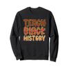 I Teach Black History Month Melanin Afro African Teacher Sweatshirt view 1