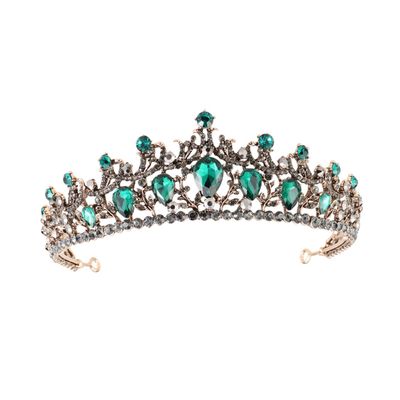 NOLITOY Vintage Style Headband for Women Elegant Green Hair Accessories for Brides and Bridesmaids for Weddings and Special Occasions