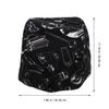 CALLARON 3Pcs Chef Hat for Men Women Professional Chef Head Scarf Chef Headwear Skull Printing Cooking Caps Chemotherapy Cap Bouffant Beanie Adjustable Ribbon Tie Bonnet 11.79x7.86x4.72inch view 3