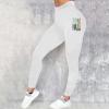 St.Patrick's Day Leggings for Women rish Green Shamrock Print Pant Green Irish Lucky High Waisted Festival Holiday Workout Yoga Pants Tummy Control Leggings Irish Green Pants view 2