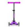 Micro Kickboard | Mini Deluxe Glow Plus LED Scooter | Adjustable Handlebar | Lean-to-Steer | Lightweight | Three-Heel | Kids Ages 2-5 yrs (Frosty Pink) view 4