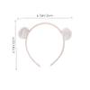 Angoily 2pcs Plush Headband for Boy Girl Cute Fabric Hair Accessories and Grey for Parties and Cosplay Lightweight and for Boy Girl view 2