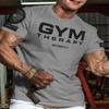 Gymish Lifestyle Gym Therapy Workout Shirts for Men, Lifting T-Shirt for Gym Workout (Grey Branded, MED) view 2