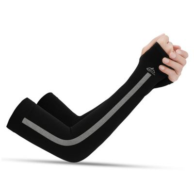 SUPVOX 4pcs Men's Women's Ice Silk Sunscreen Sleeves Uv Protection Arm Cover for Outdoor Cycling Running Golf