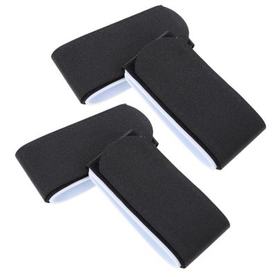 Milisten 4pcs Nylon Skis Straps for Skis Snowboards Easy Adjustment Portable Durable Binding Straps