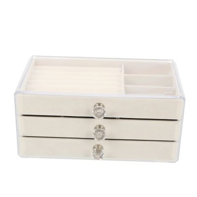 CALLARON Earring Organizer Jewelry Organizer Earrings Jewelry Box for Rings Necklaces Home Storage