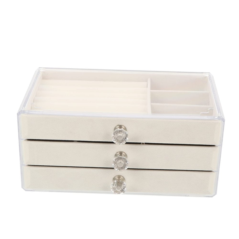 CALLARON Earring Organizer Jewelry Organizer Earrings Jewelry Box for Rings Necklaces Home Storage