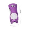 Anneome Golf Divot Tool Ball Marker Folding Pitch Fork Stainless Steel Repair Tool Compact Portable for Golfers Random Color view 2