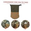 MERRYHAPY Portable Canvas Lamp Bag Buckle Design for Kerosene Lanterns Wear-Resistant Outdoor Storage Pouch for Camping and Travel Green Brown view 2