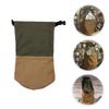 MERRYHAPY Portable Canvas Lamp Bag Buckle Design for Kerosene Lanterns Wear-Resistant Outdoor Storage Pouch for Camping and Travel Green Brown view 4