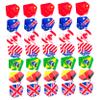 Anneome 27pcs Professional Dart Flights Lightweight Replaceable Wings Flag Designs Convenient Accessory for DIY Darts Portable and Pet Material