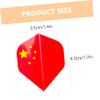 Anneome 27pcs Professional Dart Flights Lightweight Replaceable Wings Flag Designs Convenient Accessory for DIY Darts Portable and Pet Material view 2