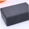 SUPVOX 2pcs Eva Yoga Blocks Lightweight Non-slip Supportive Bricks for Fitness Stretching and Meditation High-density Odor Resistant Exercise Accessories Black view 2
