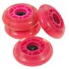 Anneome 4pcs 70mm Pu Roller Skate Wheels Durable Inline Skating Wheels for Outdoor Smooth Rolling Random Color view 1