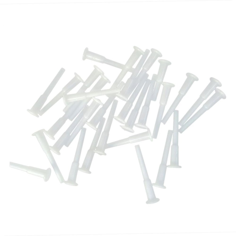 Anneome 50pcs Yoga Ball Air Stopper Plug Pin White Replacement for Gym Balls Jump and Horse Easy to Use Air Inflation Tool for Fitness and Exercise