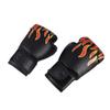 Anneome Boy Girl Pu Boxing Gloves Flame Pattern Protective Training Mitts for Taekwondo Kickboxing Sparring Breathable Tear Resistant Comfortable Fit Random Color view 1