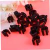 Anneome 10pcs Fishing Pole Holder Rod Clamp Plastic Club Clip Fishing Rod Rack Mount view 4