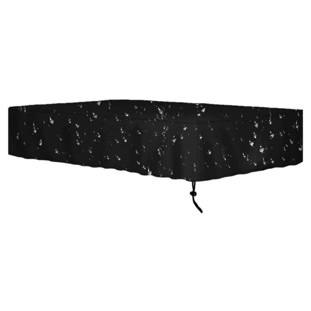 Billiard Pool Table Dust Coverr, Weatherproof Air Hockey Table Coverr, Uv Protection Pool Table Coverr with Adjustable Band, 210d Oxford Cloth Pool Table Coverr, Pool Table Coverr Hard Top for Table