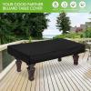 Billiard Pool Table Dust Coverr, Weatherproof Air Hockey Table Coverr, Uv Protection Pool Table Coverr with Adjustable Band, 210d Oxford Cloth Pool Table Coverr, Pool Table Coverr Hard Top for Table view 2