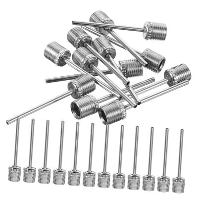 BESPORTBLE 100pcs Basketball Pump Needles Metal Inflation Needles for Sports Compatible Football Volleyball Rugby and More Easy to Store and Portable