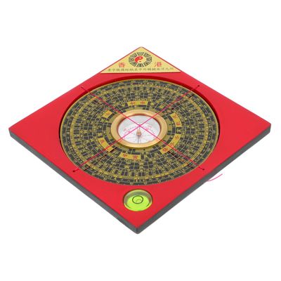 Anneome Chinese Feng Shui Compass Ornament Portable Ancient Astronomy Decor Bagua Compass for Home Office Decor