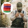 Anneome 10pcs Fishing Line Coil Bobbin Holder Portable Main Shaft Spool for Easy Winding Durable Silicone Fishing String Organizer Random Colors for Anglers and Enthusiasts view 4