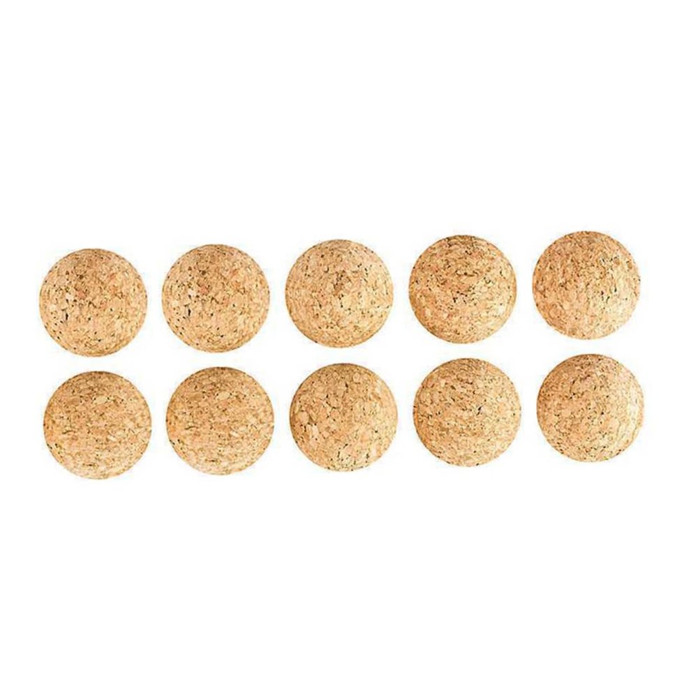 Anneome 10pcs Foosball Table Soccer Balls Cork Replacement for Standard Tabletop Soccer Games for Family Fun and Competitive Play