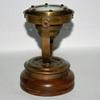 Vintage Brass Nautical Gimbal Compass Ship's Binnacle view 4
