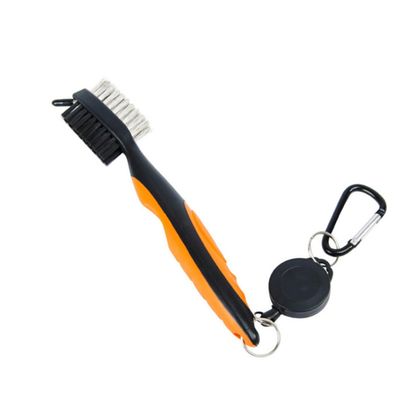 Milisten Golf Club Brush Dual Sided Cleaner for Grooves Spikes Material Lightweight Portable