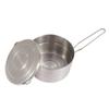 Anneome Portable Pot for Glamping Camping Stoves Easy to Use Hiking Cookware Reusable view 1