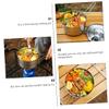 Anneome Portable Pot for Glamping Camping Stoves Easy to Use Hiking Cookware Reusable view 2