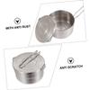 Anneome Portable Pot for Glamping Camping Stoves Easy to Use Hiking Cookware Reusable view 3