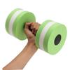 Anneome 2pcs Green Water Dumbbells for Aquatic Exercise Eva Pool Barbells for Resistance Aerobics for Strength Training and Flexibility Water Workouts view 2
