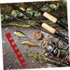Anneome 6-pocket Wall Mount Fishing Pole Rack Rod Organizer for Garage or Workshop view 3