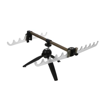 Anneome Multi-Function Fishing Rod Holder Adjustable Folding Stand for and Spring Fishing Multiple Rod Slots for Bank and Lake Use